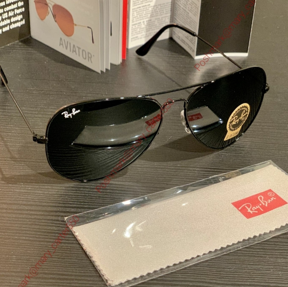 🔸️Black🔸️RAYBAN Original Aviator Classic Pilot